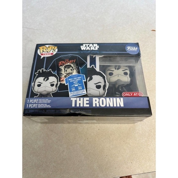 Funko POP Tees + The Ronin 505 Star Wars Visions Exclusive POP - Size 2XL - New - Picture 1 of 6